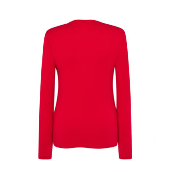 T-shirt z długim rękawem damski basic - obrazek 11