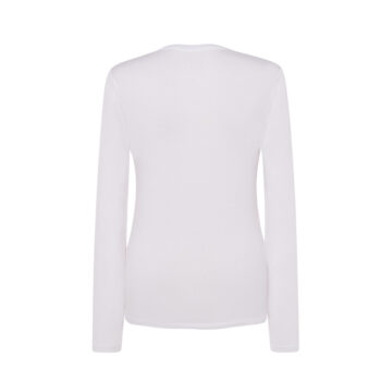 T-shirt z długim rękawem damski basic - obrazek 13