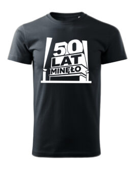 Koszulka „50 lat minęło” – Stylowy Jubileusz z Humorem