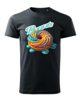 Koszulka „Donuts” – Słodki Styl w Kolorowej Odsłonie