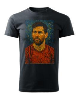 Koszulka „Messi – Van Gogh Style” – Sztuka i Futbol w Jednym Kadrze