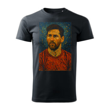 Koszulka „Messi – Van Gogh Style” – Sztuka i Futbol w Jednym Kadrze