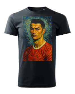 Koszulka „Ronaldo – Van Gogh Style” – Piłkarska Legenda jako Dzieło Sztuki