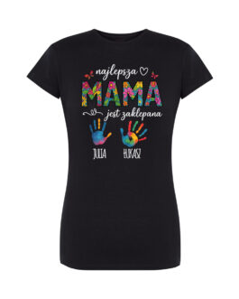 Koszulka „Najlepsza Mama jest zaklepana” – Personalizowany Prezent od Serca
