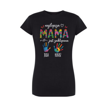 Koszulka „Najlepsza Mama jest zaklepana” – Personalizowany Prezent od Serca
